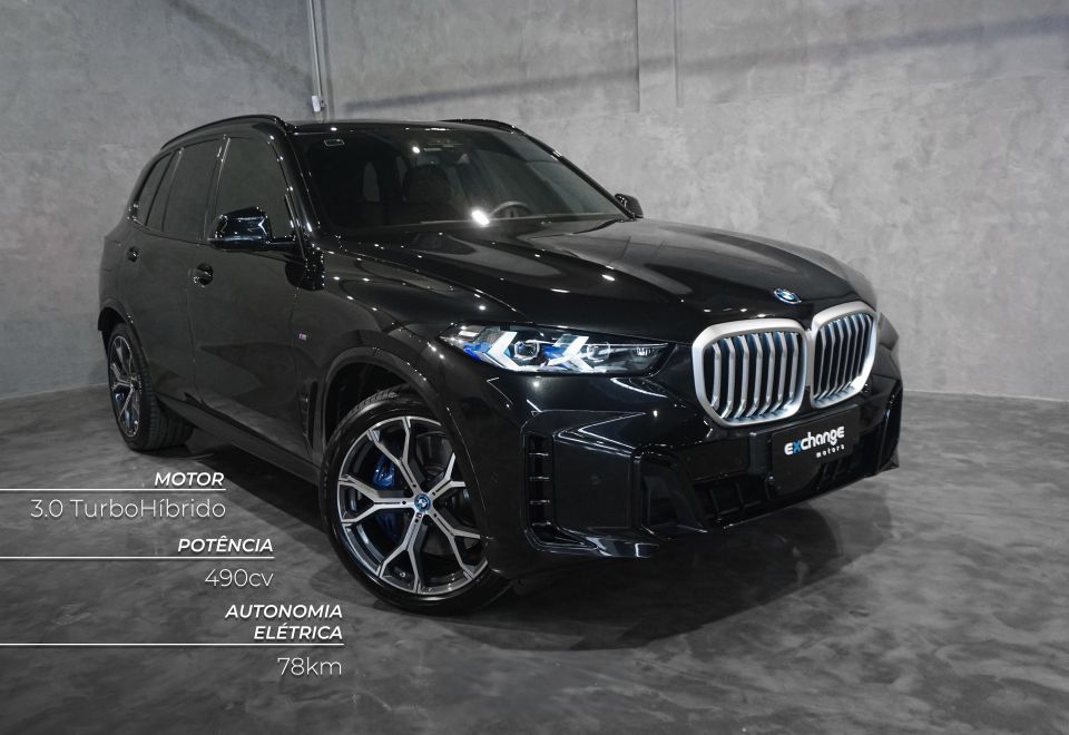 BMW X5 X-Drive50e M Sport 2024 Preto Safira