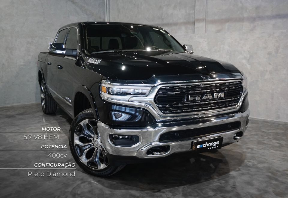 RAM RAM 1500 Limited HEMI 5.7 2024 Preto